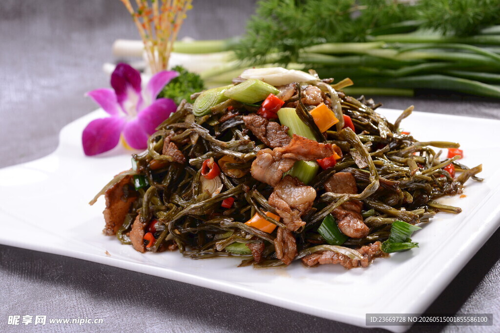 干豆角炒肉