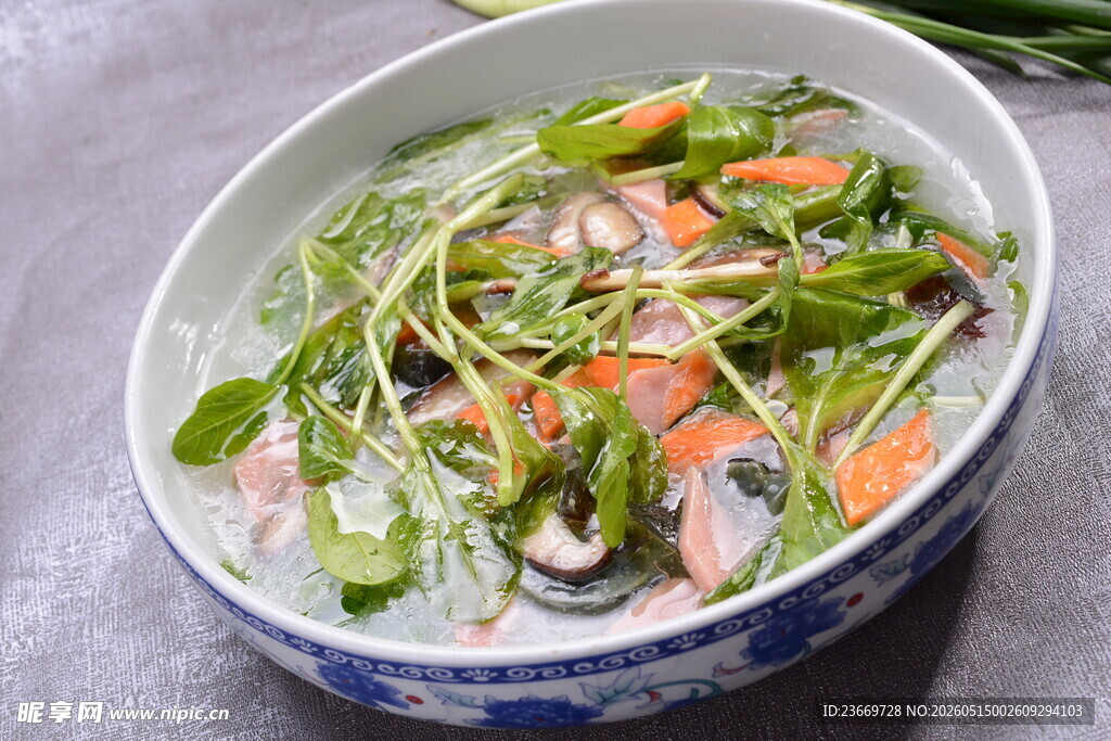 野菜菌菇汤