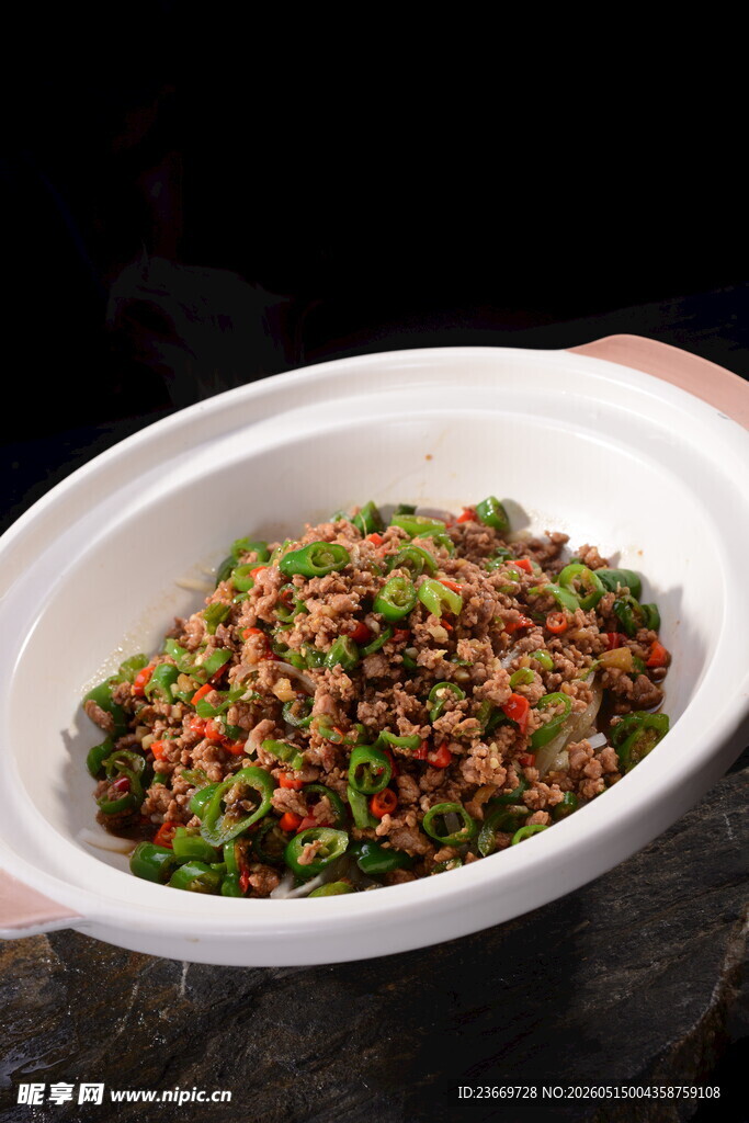 辣椒炒肉沫