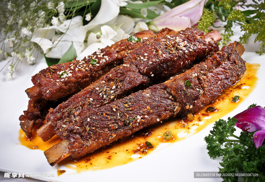 美味烤排骨
