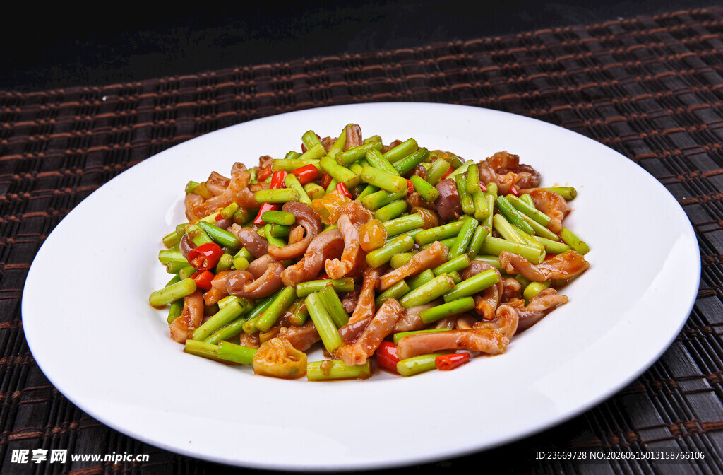 豆角炒肉丝