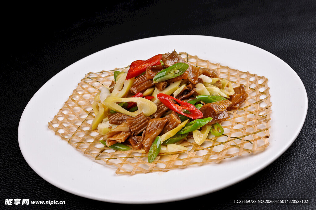 香炒豆皮肉丝