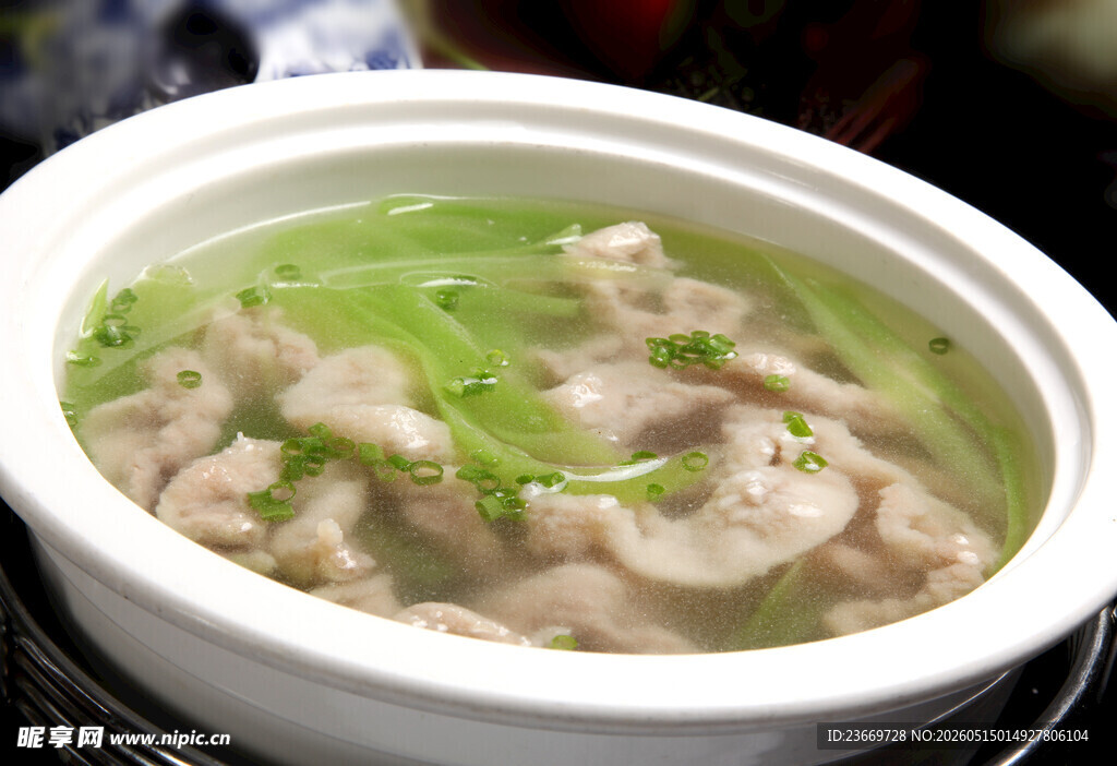 青菜瘦肉汤