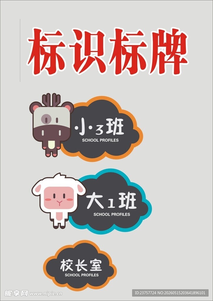 幼儿园班级标识标牌