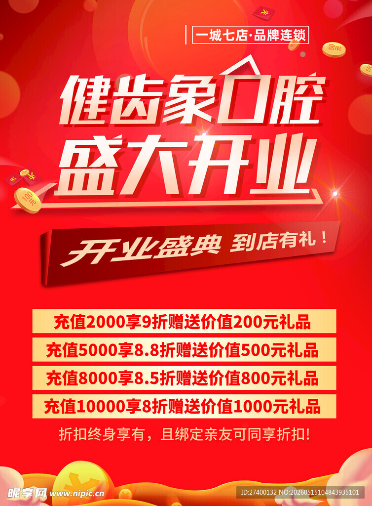 健齿象口腔盛大开业