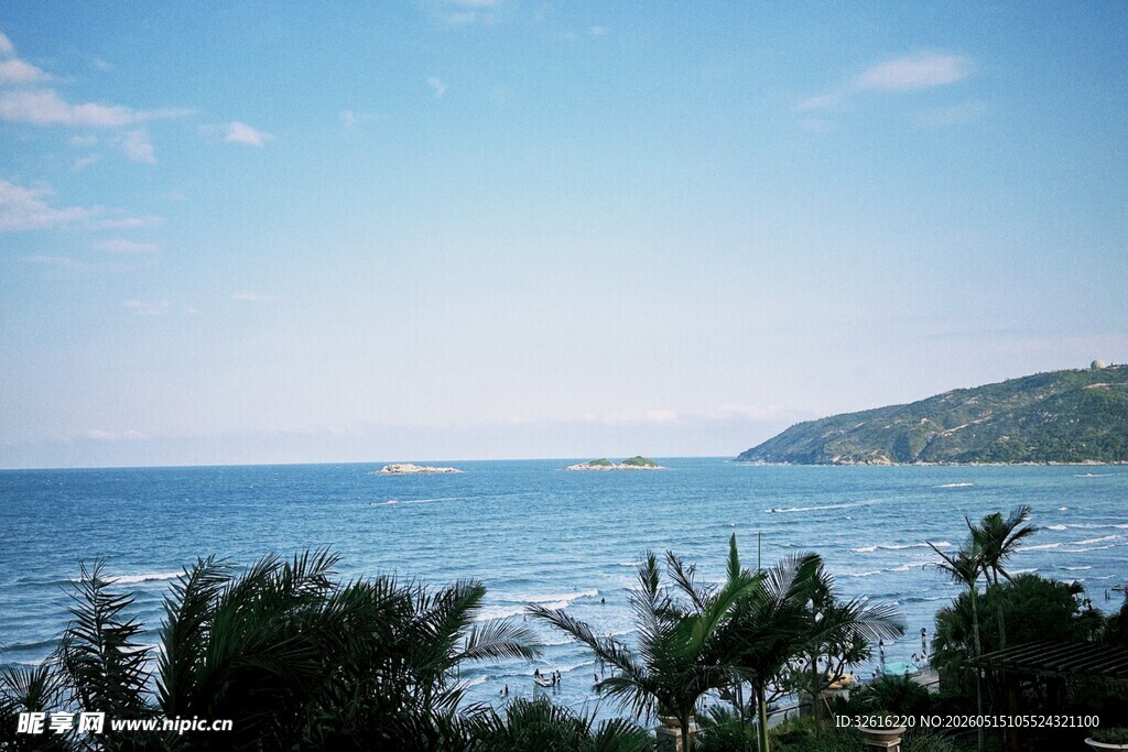 双月湾海边