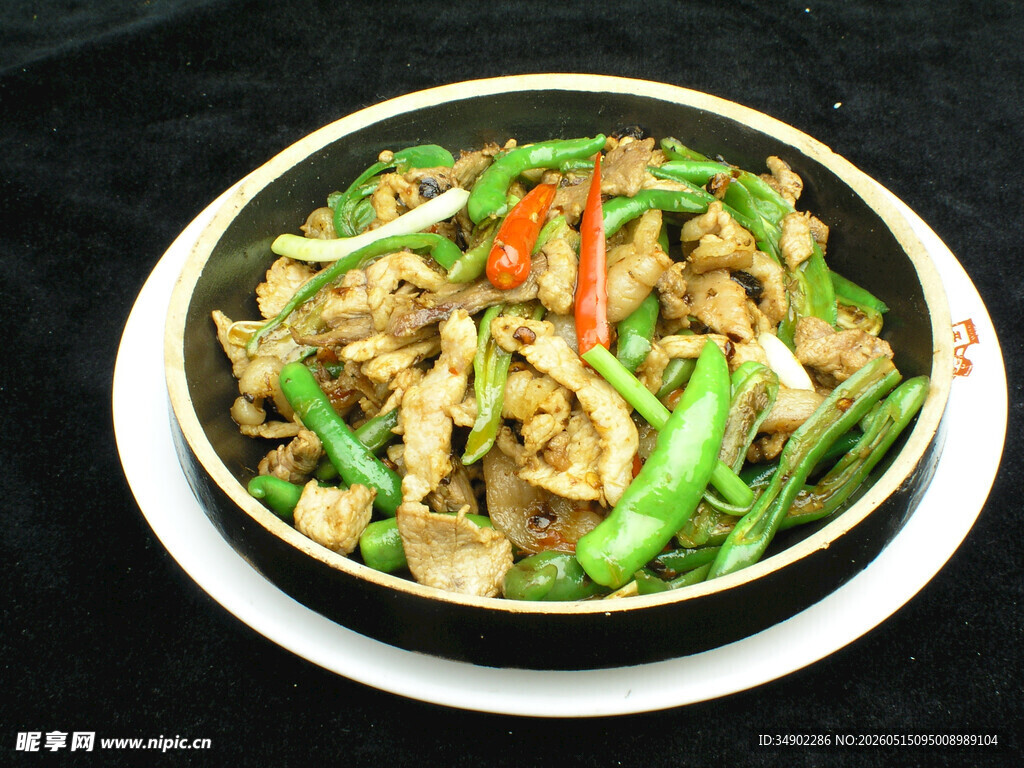 青椒炒肉丝