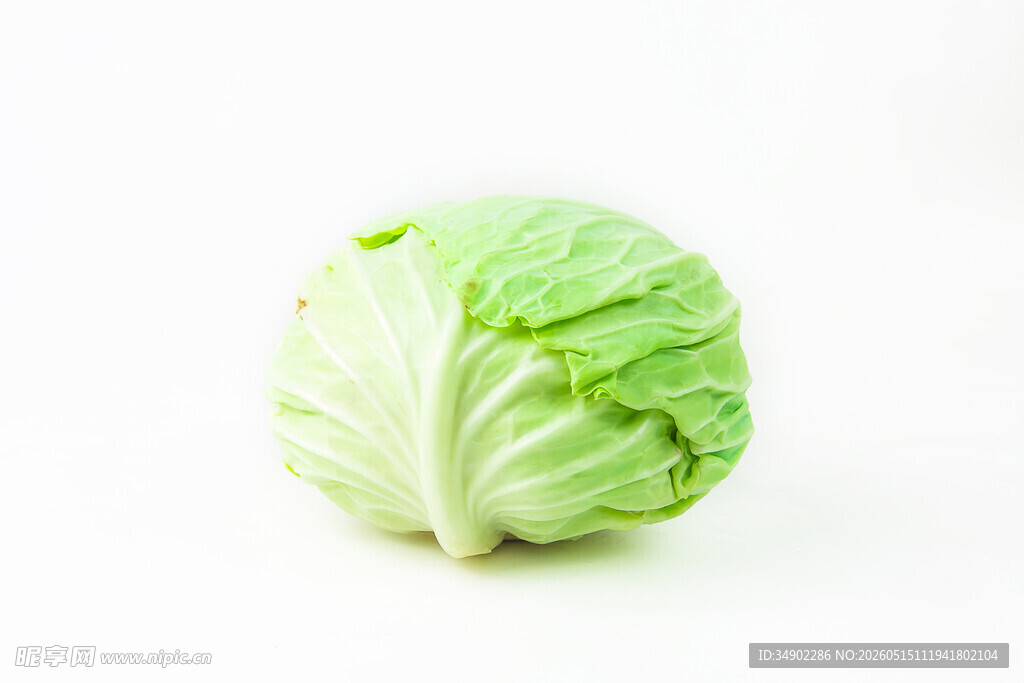 新鲜圆白菜