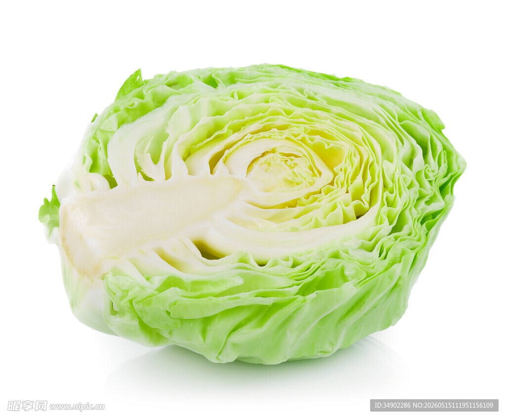 新鲜圆白菜