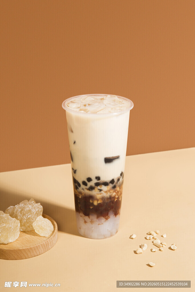 珍珠奶茶特写