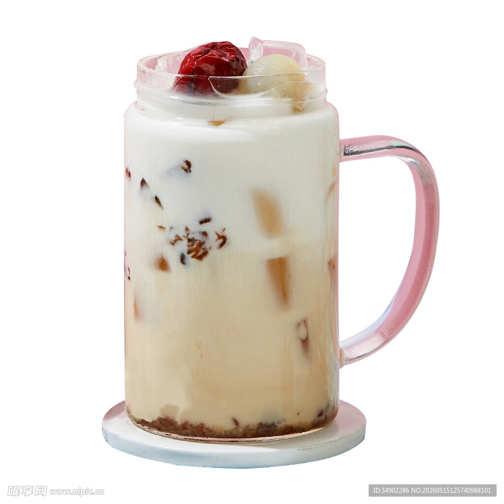 草莓碎冰奶茶