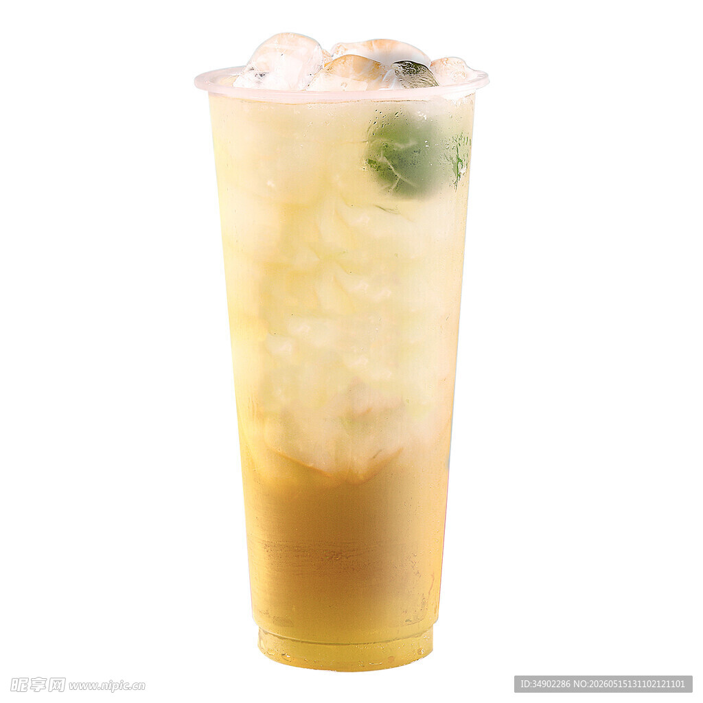 冰爽柠檬薄荷茶饮
