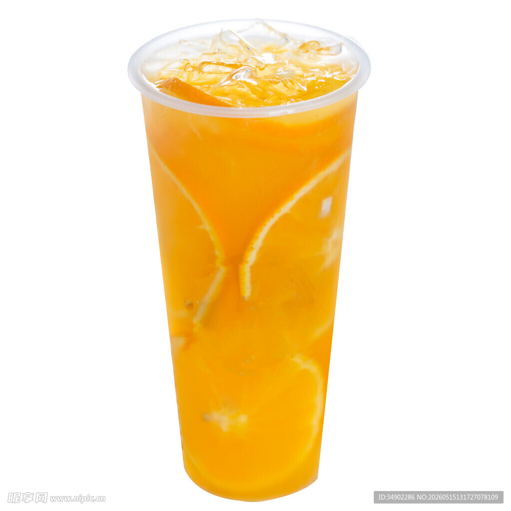 鲜橙果茶