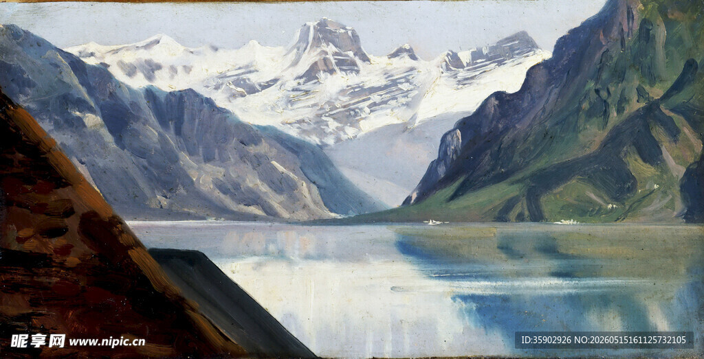 壮丽山湖风光美景