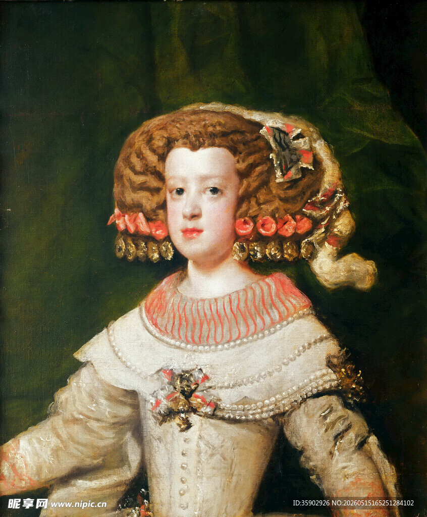 古典装扮的优雅女士