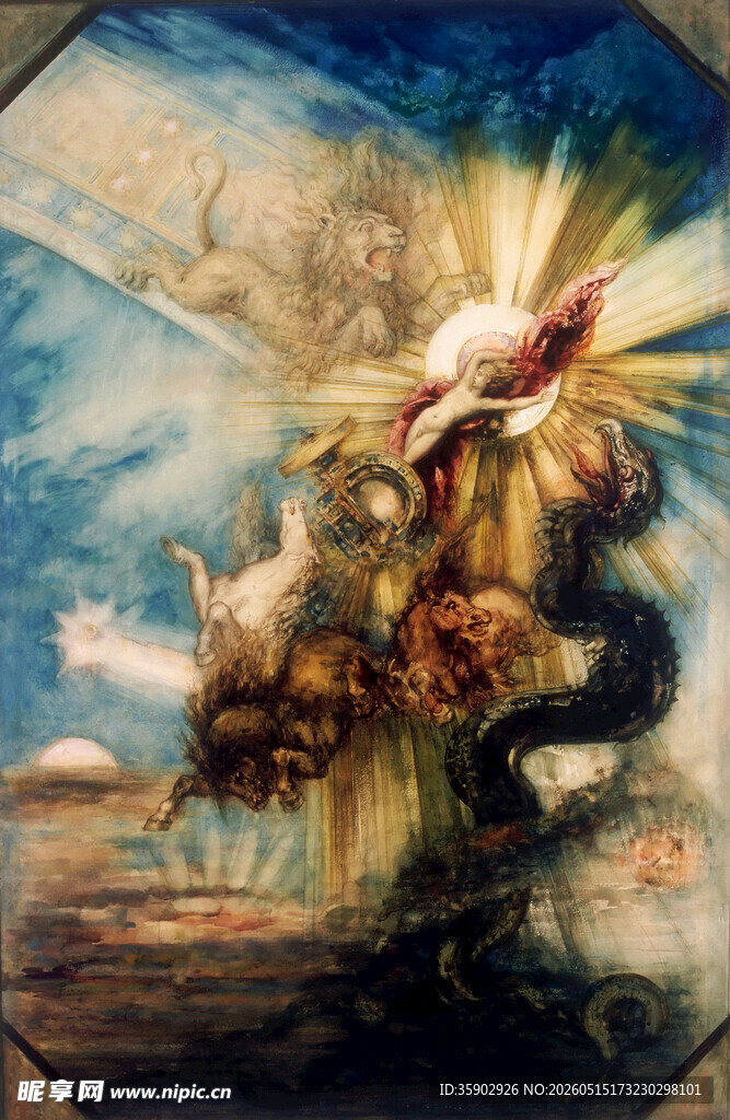 奇幻神话场景插画