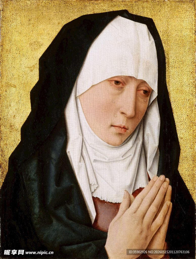 祈祷的修女