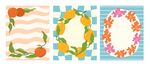 果花花边套装