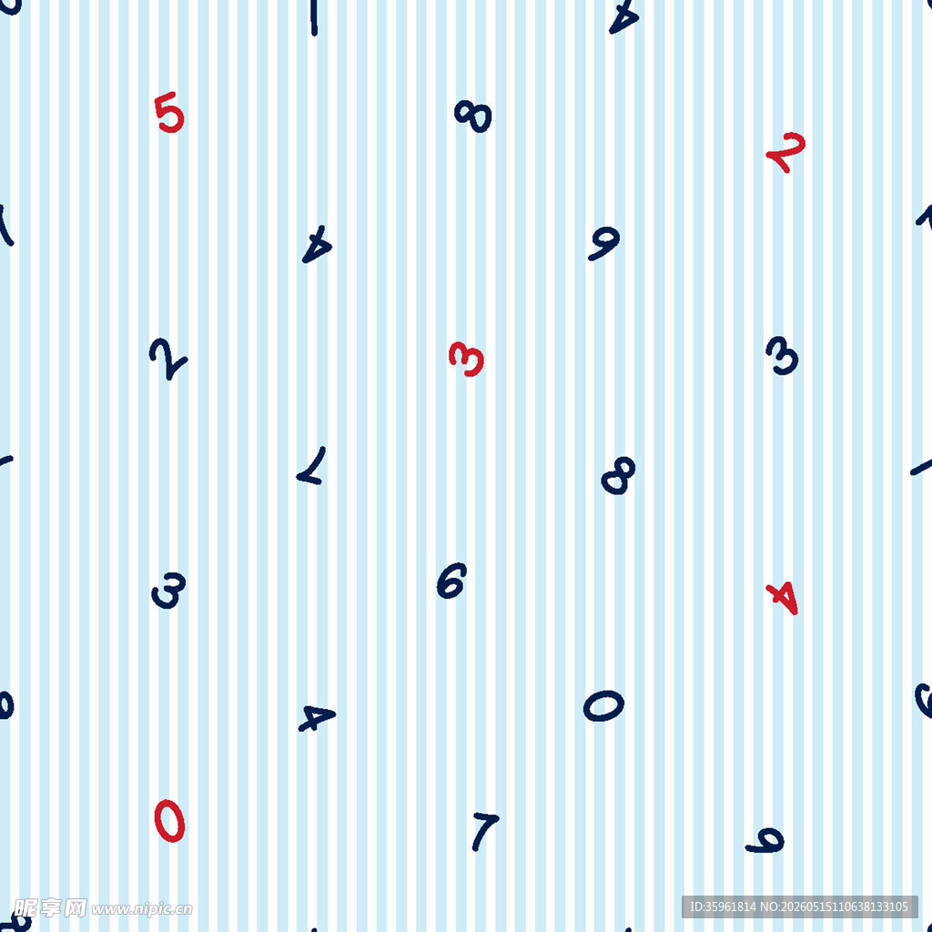 数字字母条纹图案背景