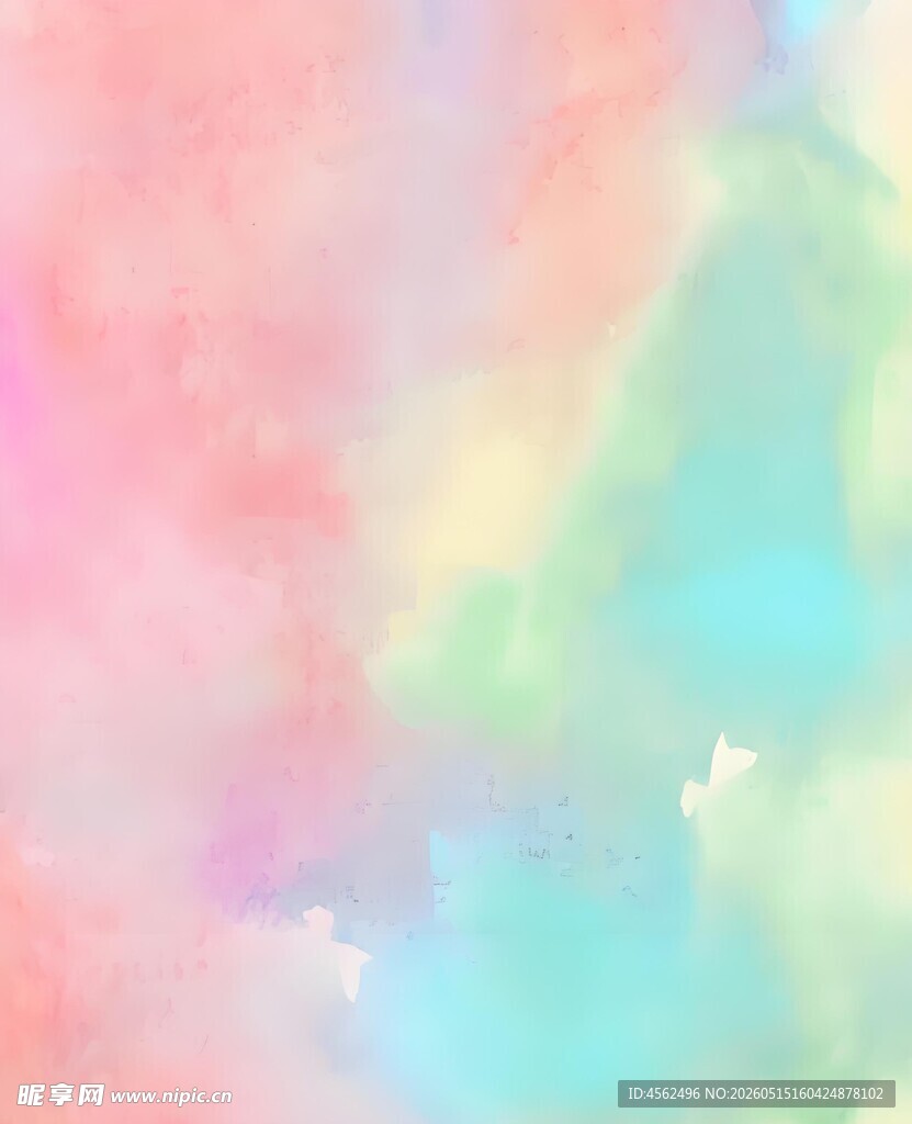 梦幻渐变水彩背景图