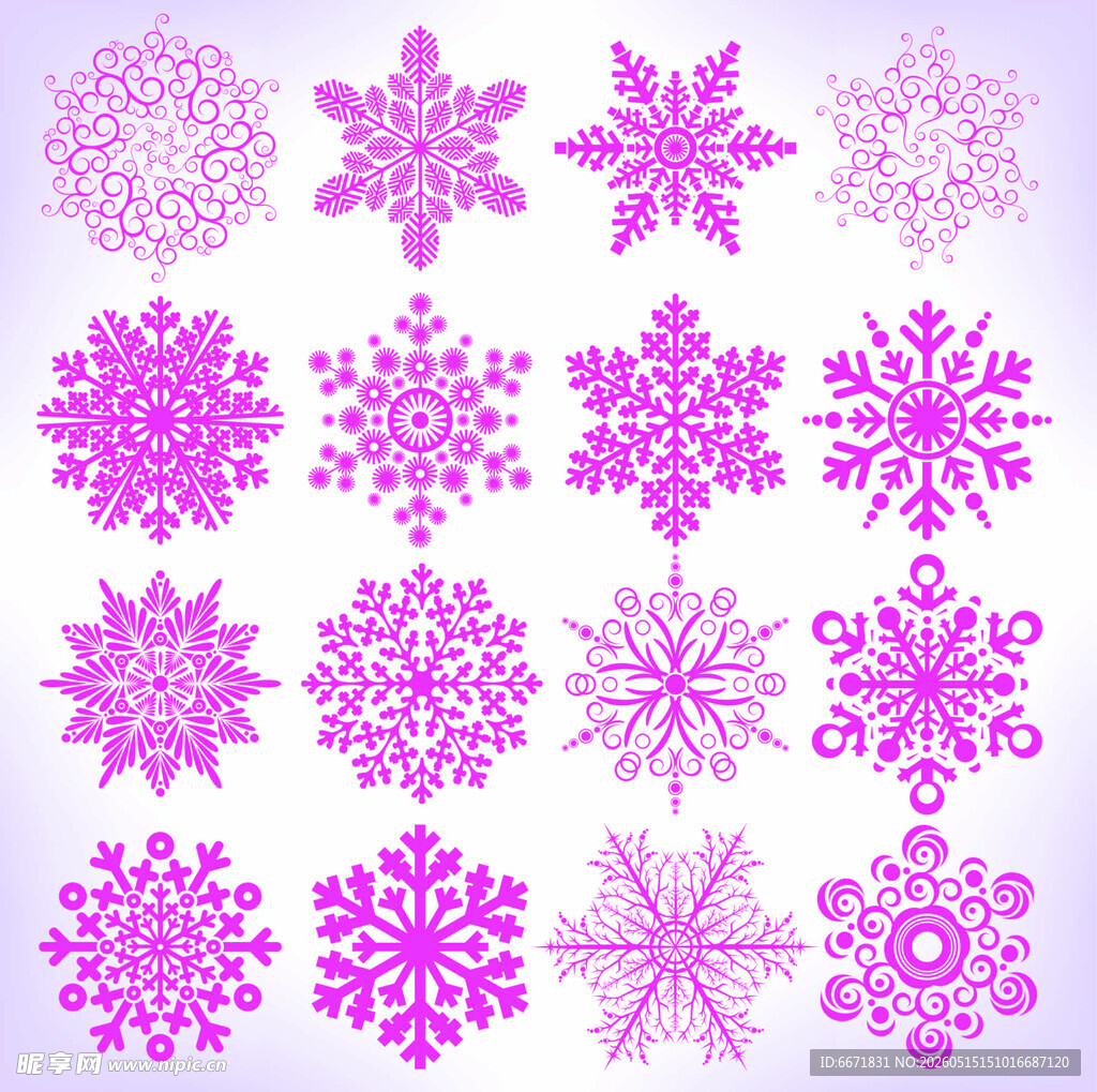 雪花 图案 集合