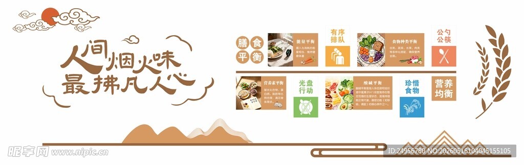 食堂文化墙