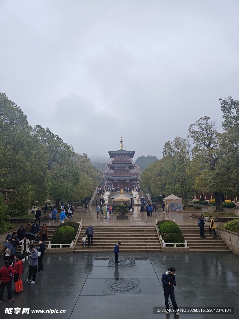东林镇寺庙一景