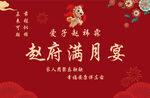 满月  百天  马年