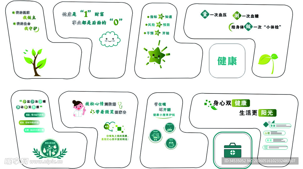 绿色环保主题流程图
