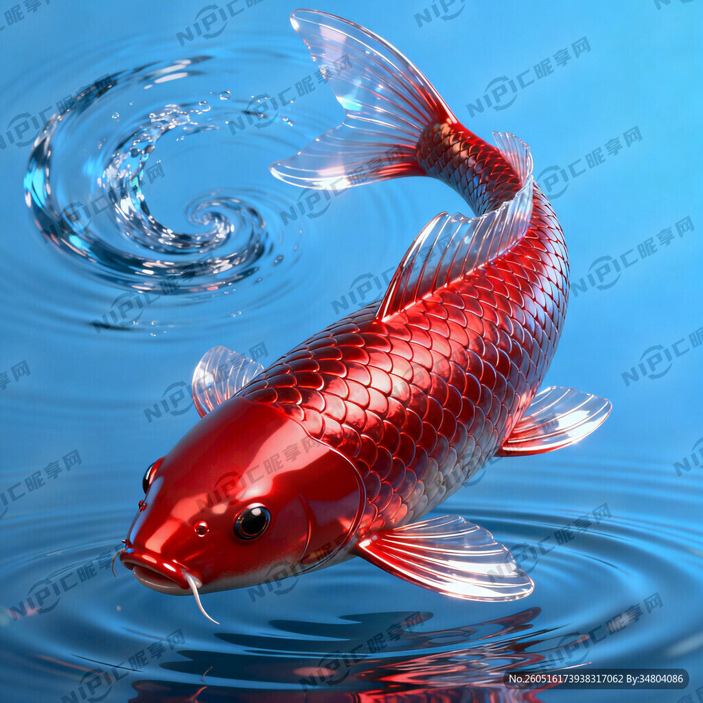 3d红鲤鱼
