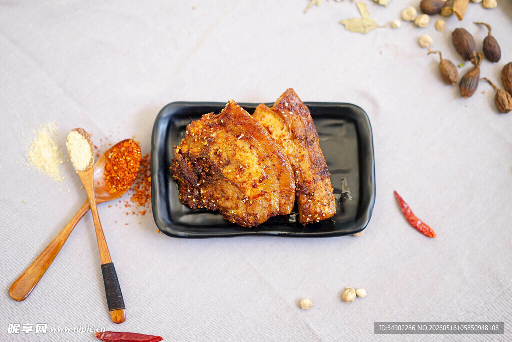 美味烤五花肉