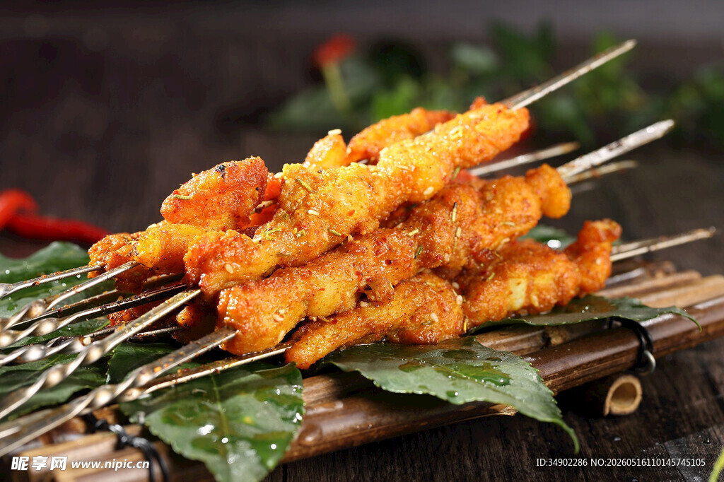 美味炸串串串香诱人