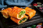 煎饼卷大葱
