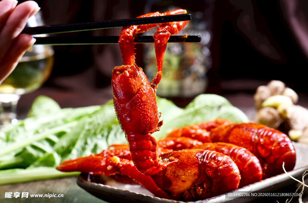 美味小龙虾美食诱人