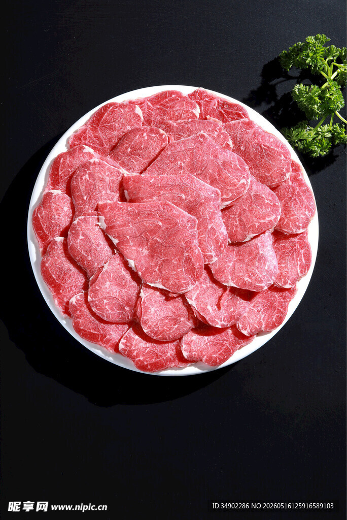 新鲜牛肉片