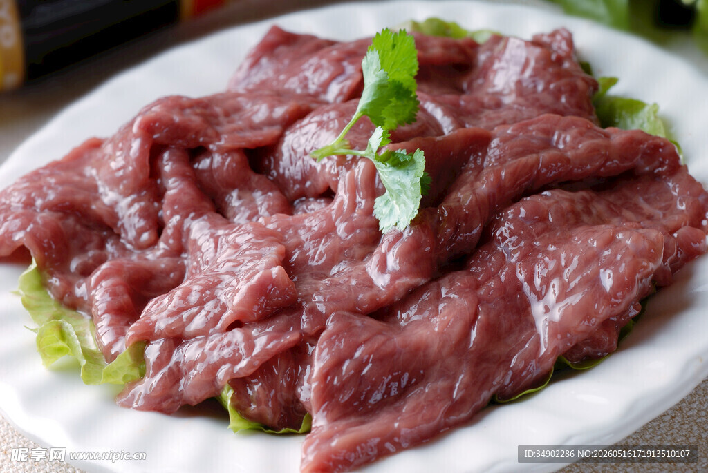 鲜嫩牛肉片
