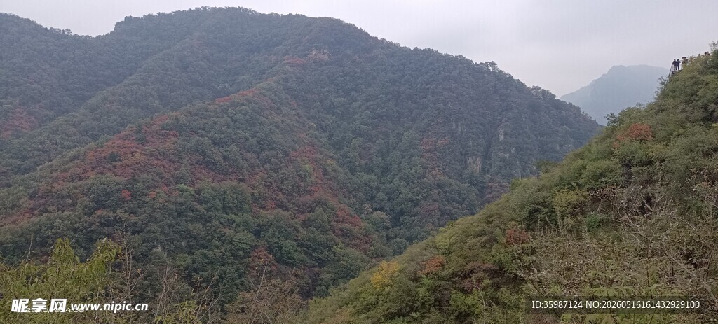 山峦叠翠间的自然美景