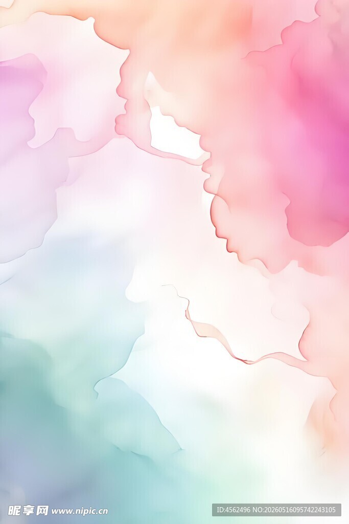 梦幻水彩渐变背景图