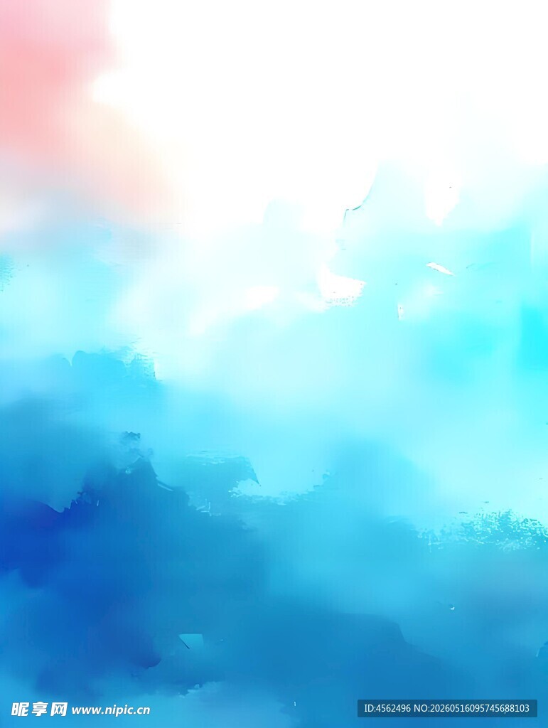 梦幻水彩渐变云雾背景