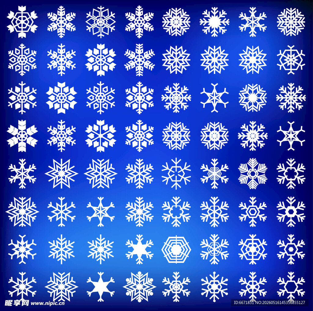 雪花图案