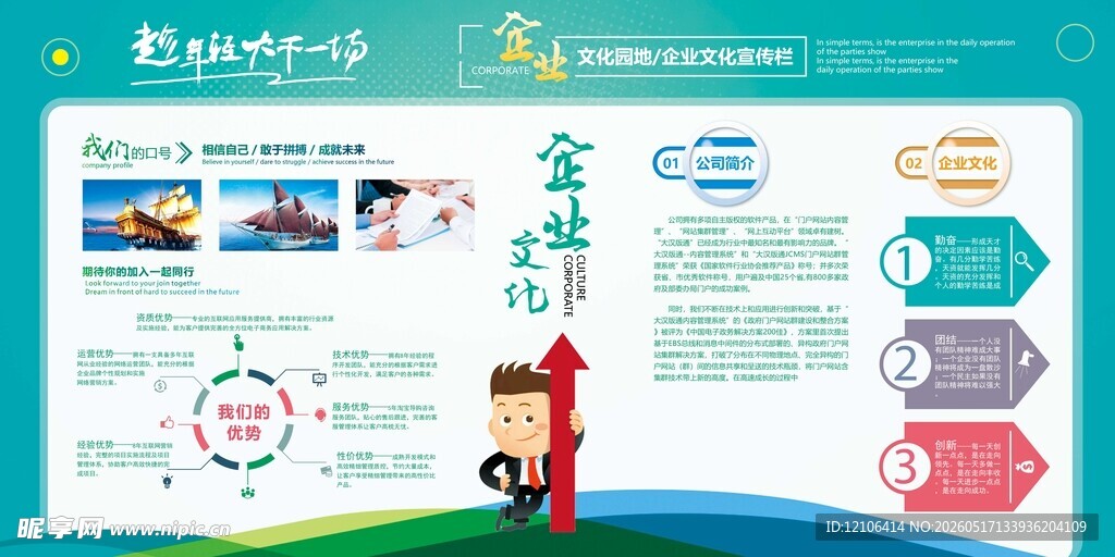 企业文化宣传栏