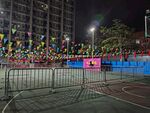 夜色下的活动现场
