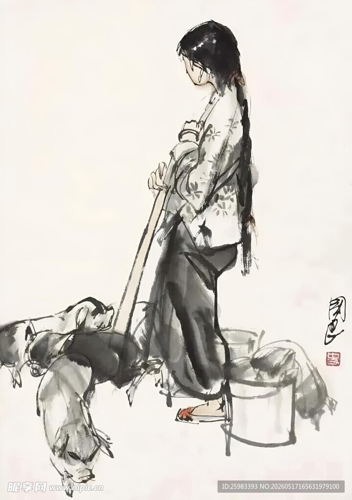 人物国画