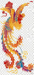 五彩凤凰图案