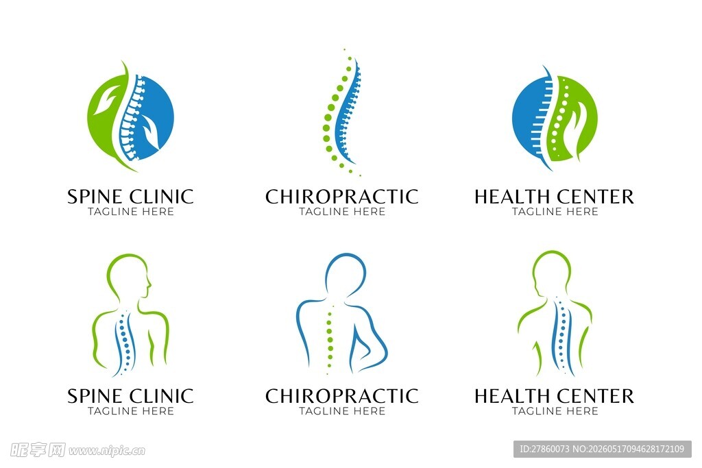 脊柱诊所标志
