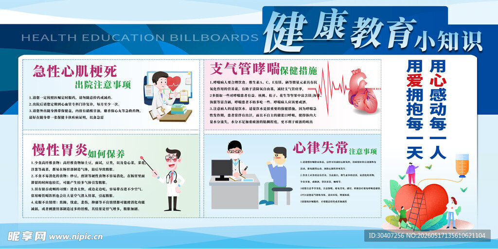 健康教育宣传栏海报