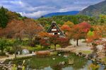 秋日日本乡村美景