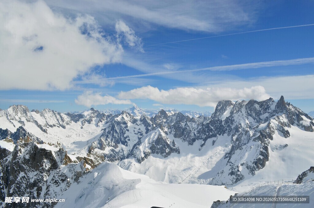 壮丽雪山美景