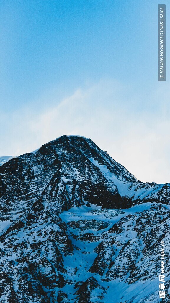 雪山壮丽景致