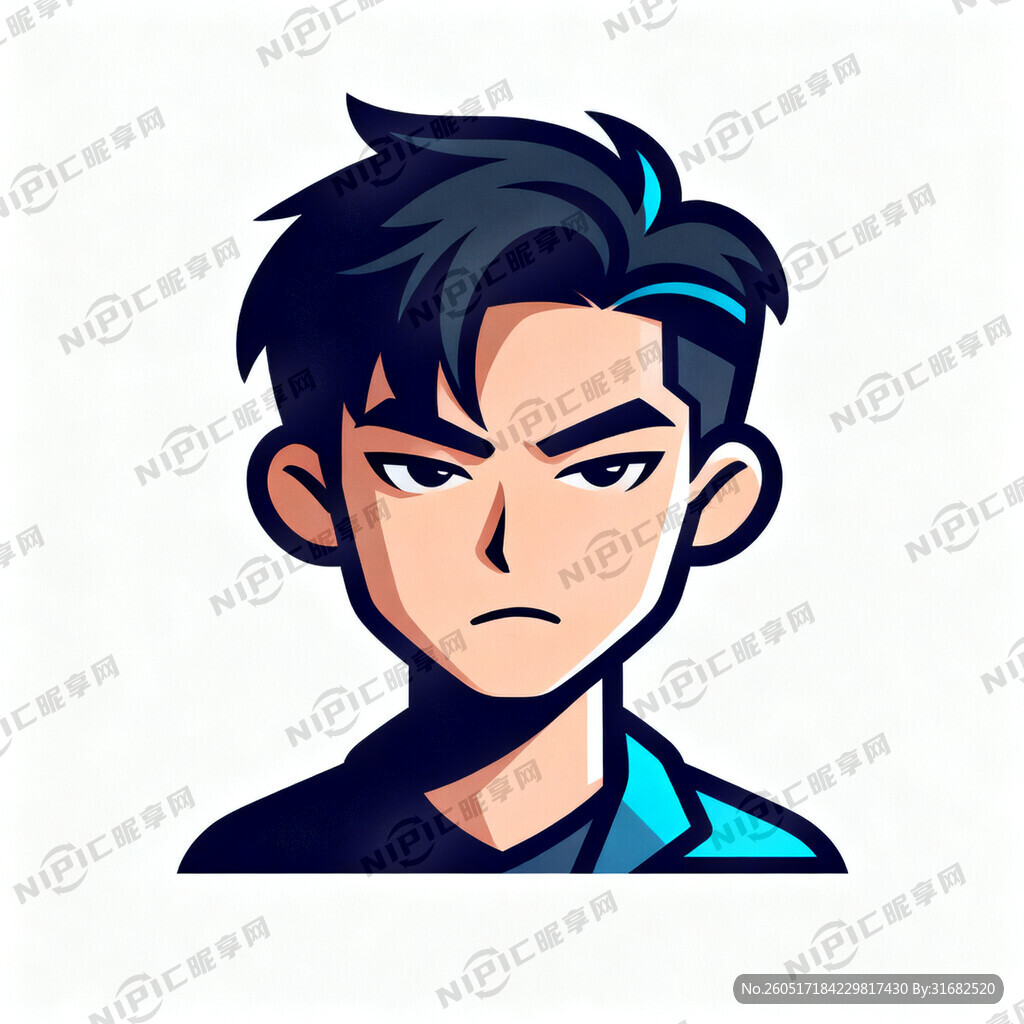 设计师 东方男性 表情冷酷